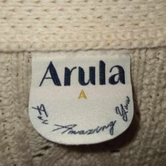 Arula Button-Up Cropped Sweater Size A (1X) - Picture 7 of 14